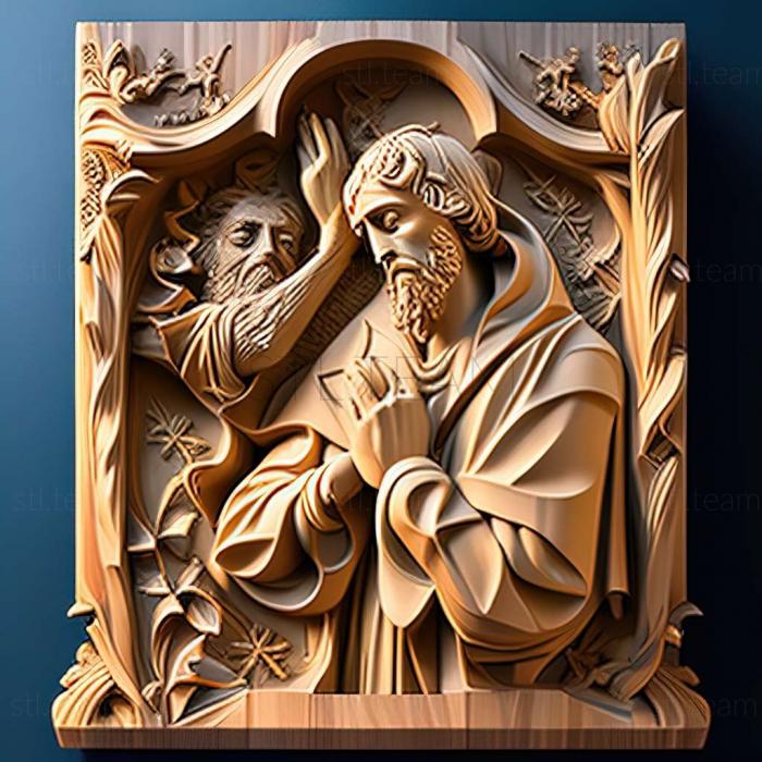 Religious RELIEFCARVED WOODEN